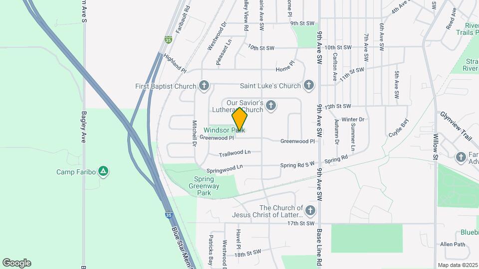 1410 Greenwood Pl Map and Location Details