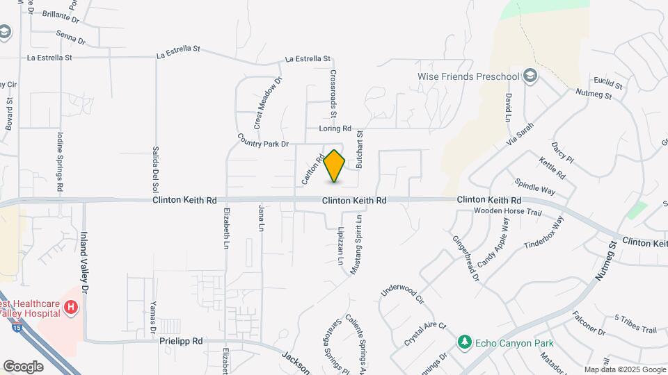 25136 Wolcott Ct Map and Location Details