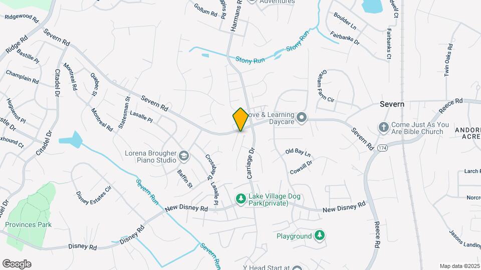 7904 Severn Hills Way Map and Location Details