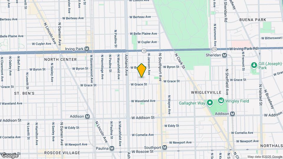 3815 N Greenview Ave, Unit 3819.5-2E Map and Location Details