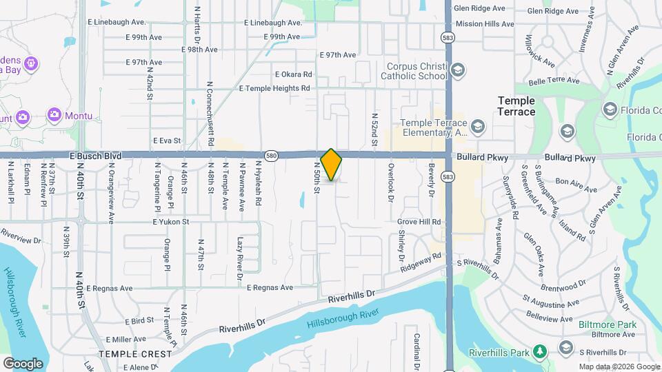 8731 N 50th St Map and Location Details