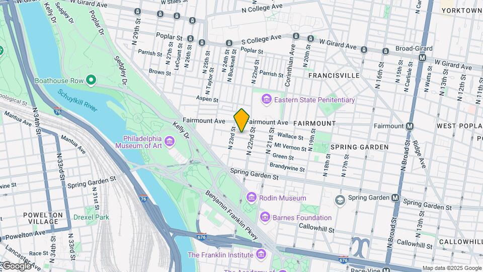 2211 Mt Vernon St Map and Location Details