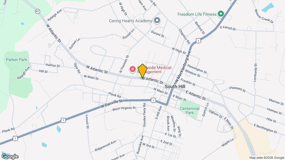 411 W Atlantic St Map and Location Details