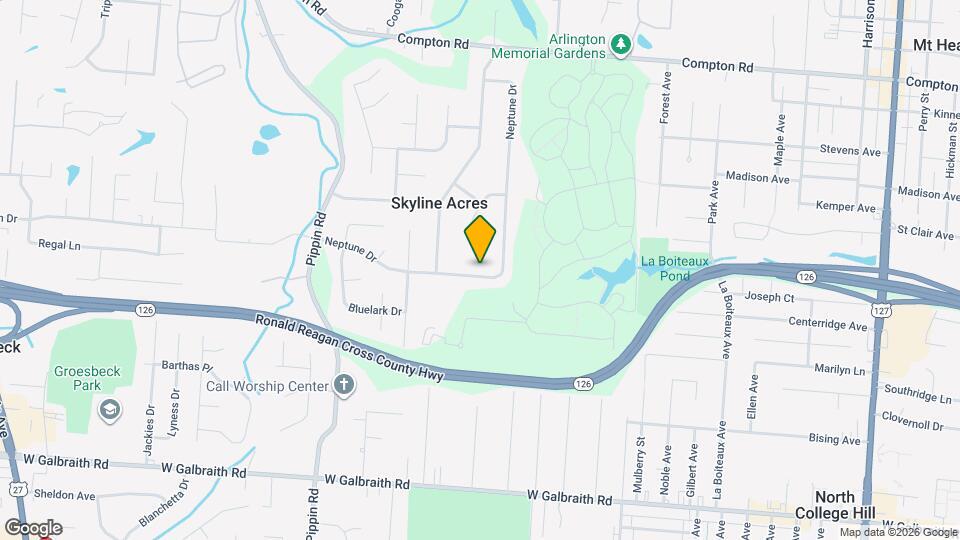 8661 Neptune Dr Map and Location Details