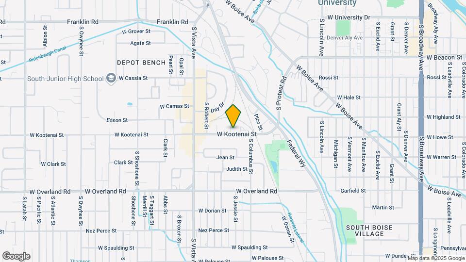 2308 Kootenai St Map and Location Details