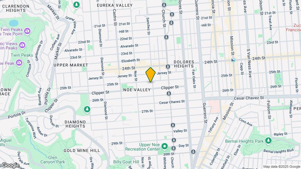 1220 Sanchez St Map and Location Details