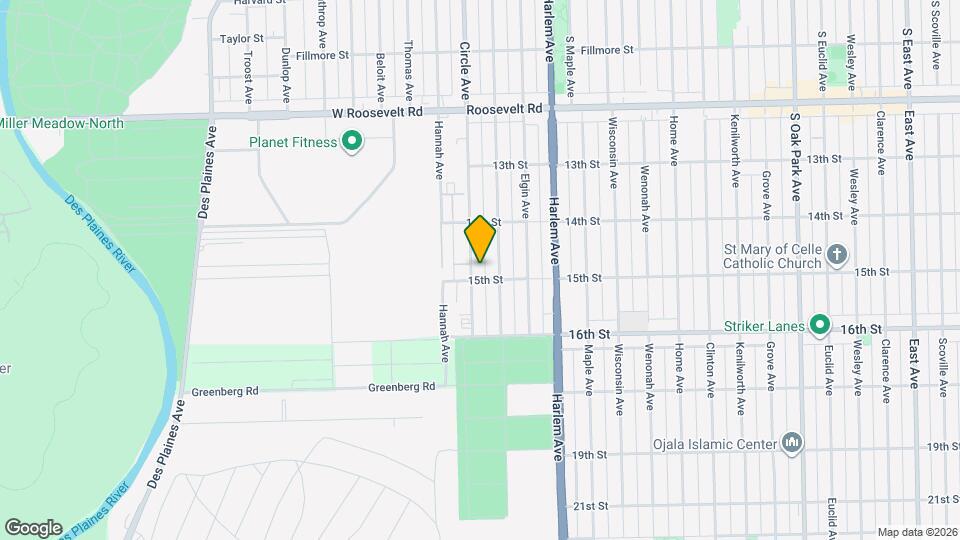 1440 Circle Ave Map and Location Details