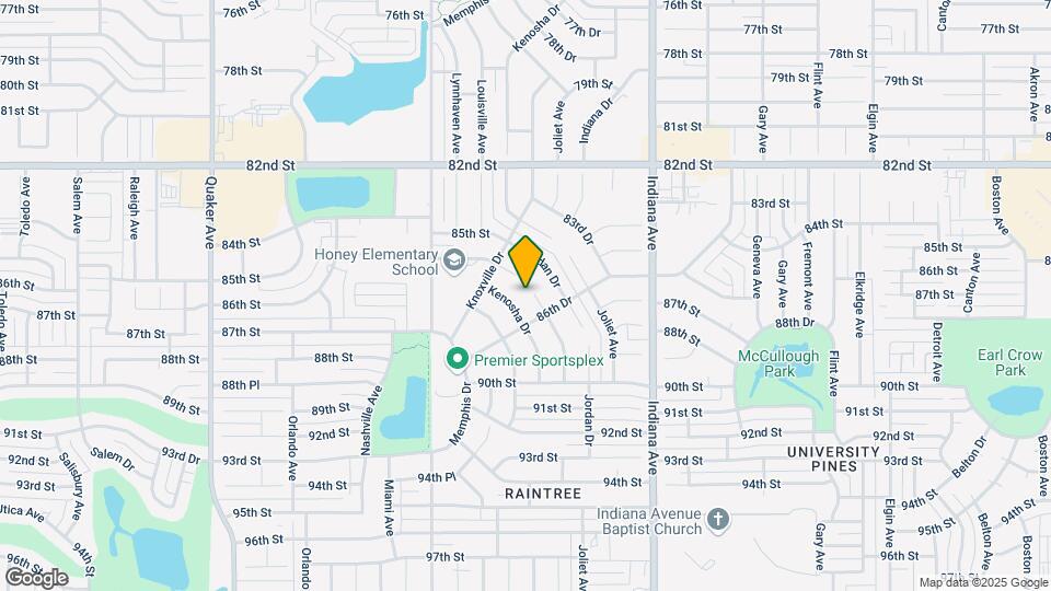 8504 Knoxville Ave Map and Location Details