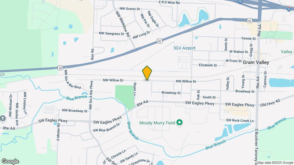 1012 NW Willow Dr Map and Location Details