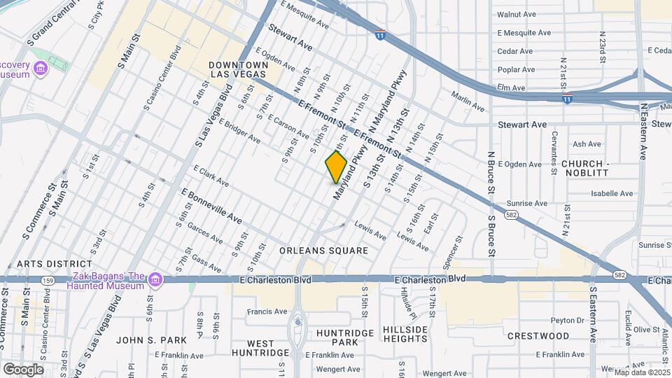 304 S Maryland Pkwy Map and Location Details