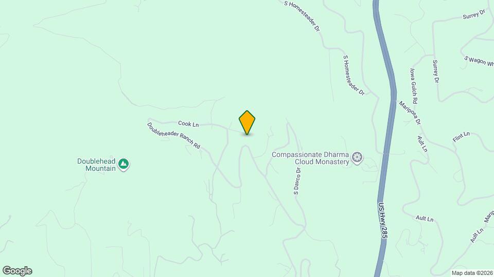 8544 Doubleheader Ranch Rd Map and Location Details