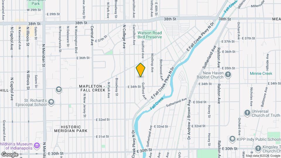 3430 Guilford Ave Map and Location Details