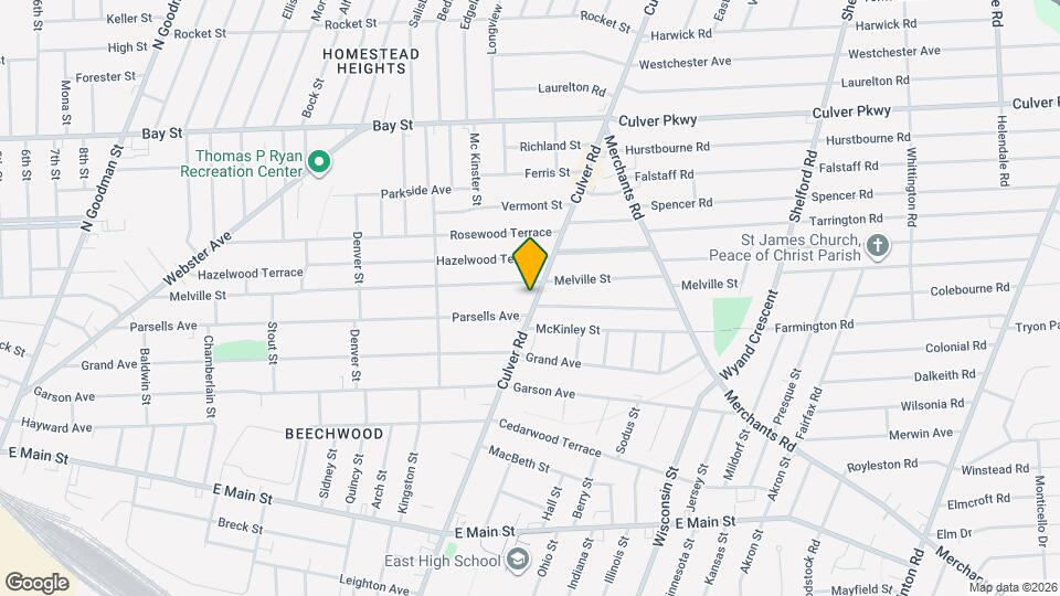 1159 Culver Rd Map and Location Details