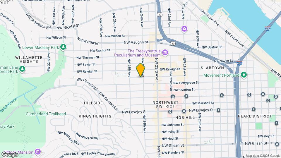 2420 NW Quimby St Map and Location Details