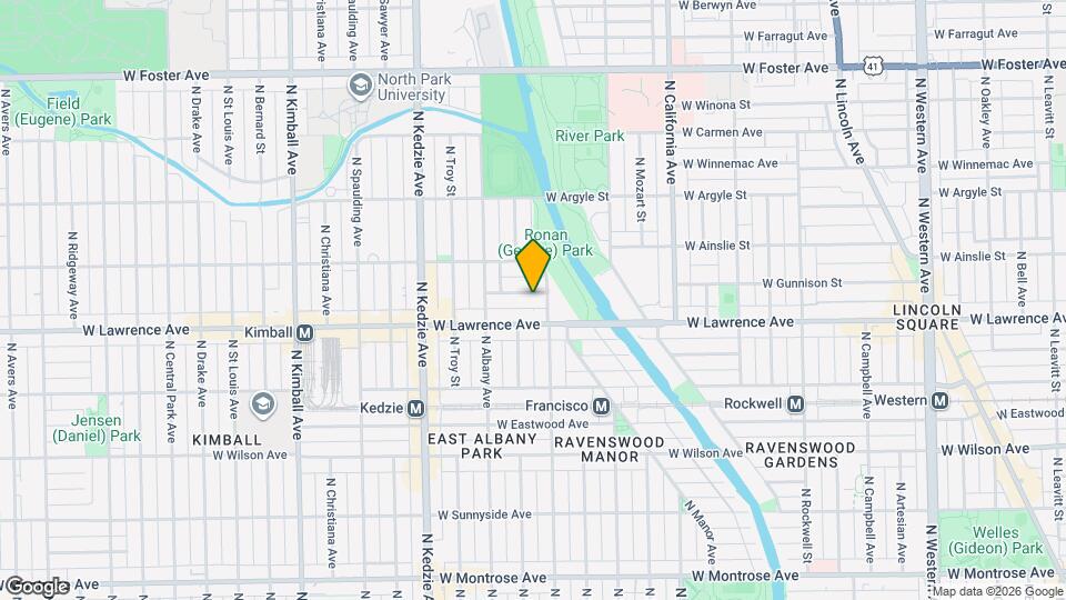 3011 W Gunnison St, Unit 2E Map and Location Details