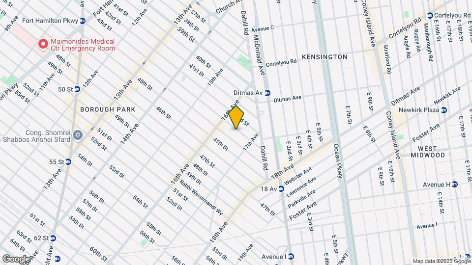 1650 43rd St Map and Location Details