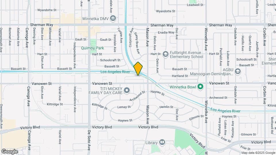 20542 Hartland St Map and Location Details