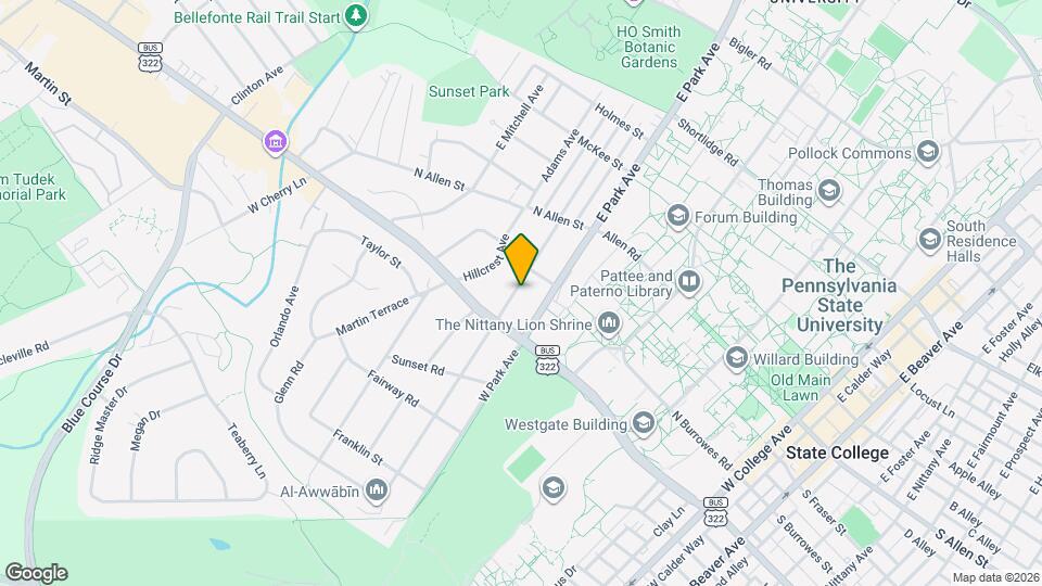 220 Ridge Ave Map and Location Details