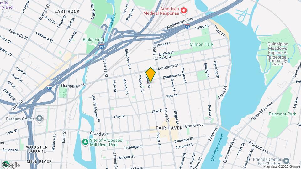 429 Poplar St Map and Location Details