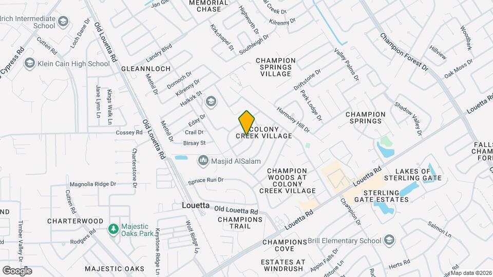 9311 Wallingham Dr Map and Location Details