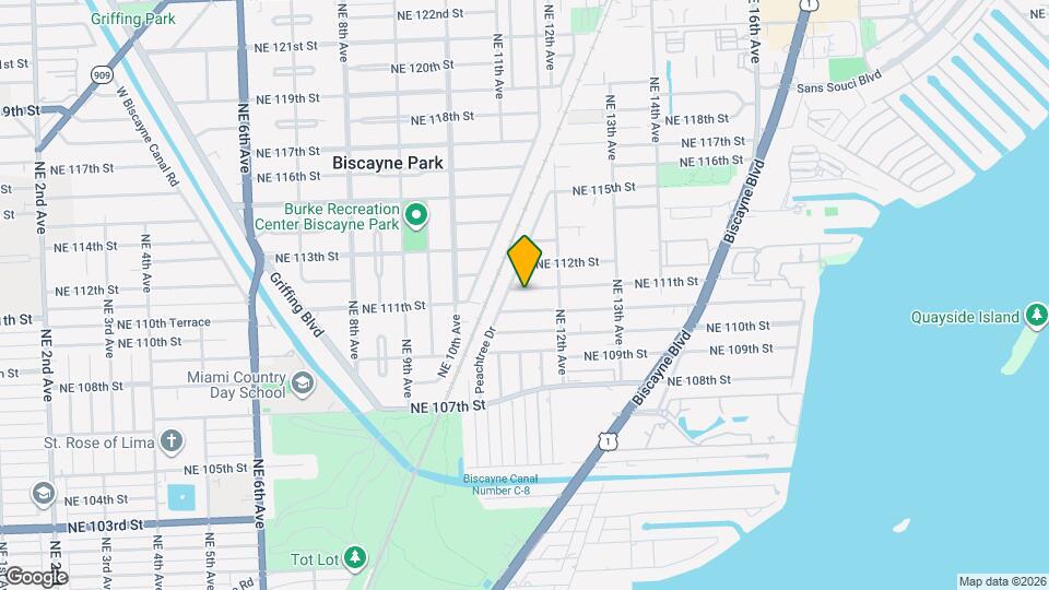 1130 NE 111th St Map and Location Details