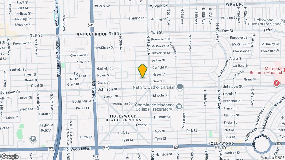 5635 Grant St Map and Location Details