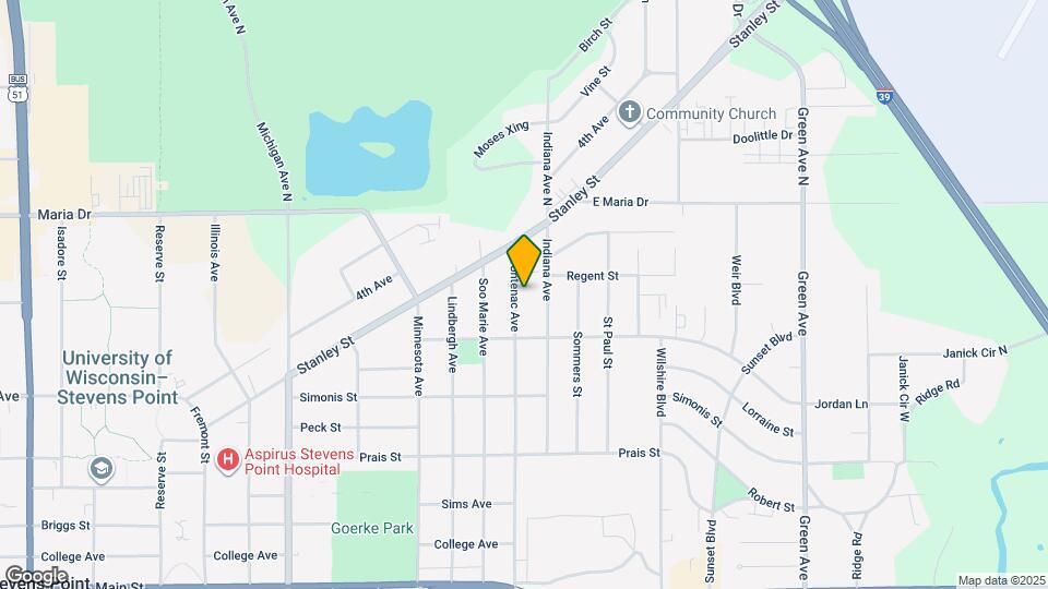 323 Frontenac Ave Map and Location Details