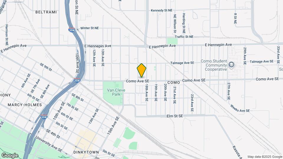 1709 Como Ave SE, Unit #1 Mapa y Detalles de la Ubicación