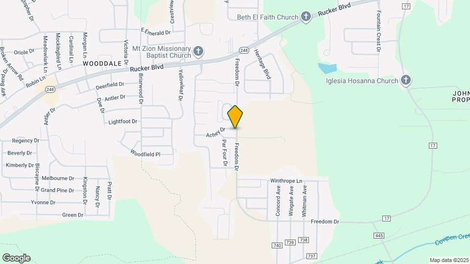 3170 Achey Dr Map and Location Details