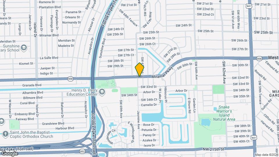 6792 Miramar Pkwy Map and Location Details