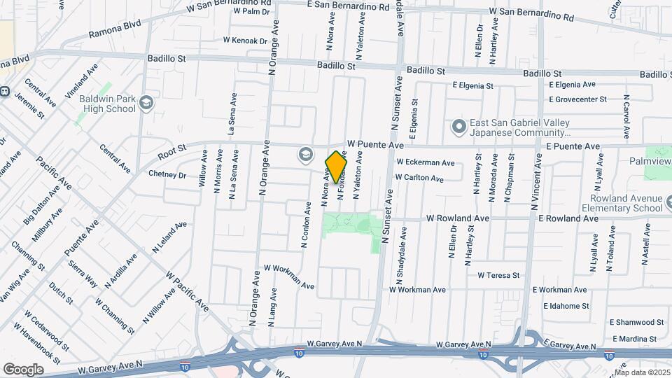 545 N Foxdale Ave Map and Location Details