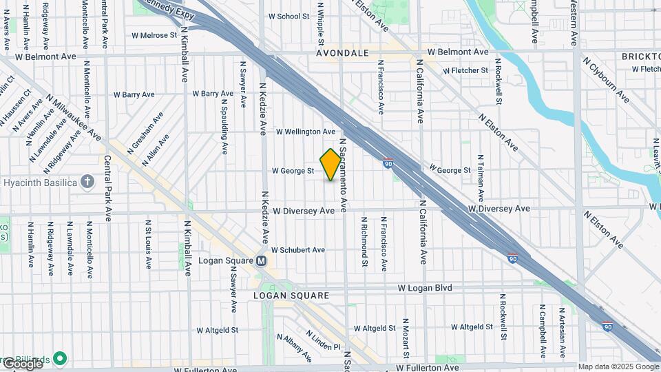 2839 N Whipple St Map and Location Details