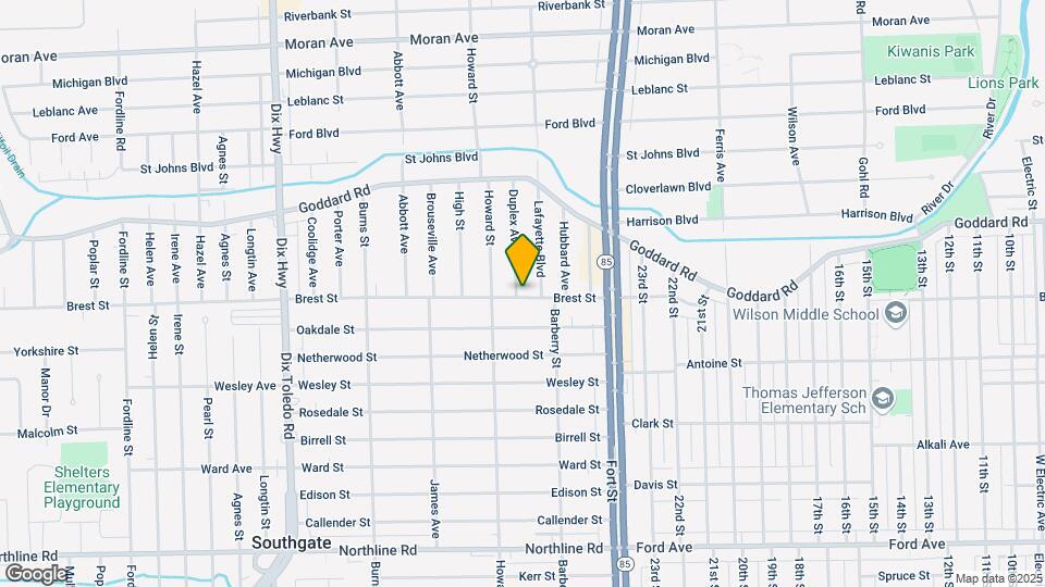 4241 Duplex Ave Map and Location Details