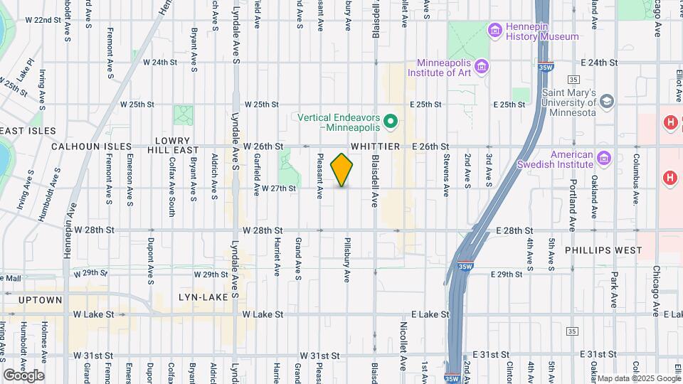 2700 Pillsbury Ave S Mapa y Detalles de la Ubicación