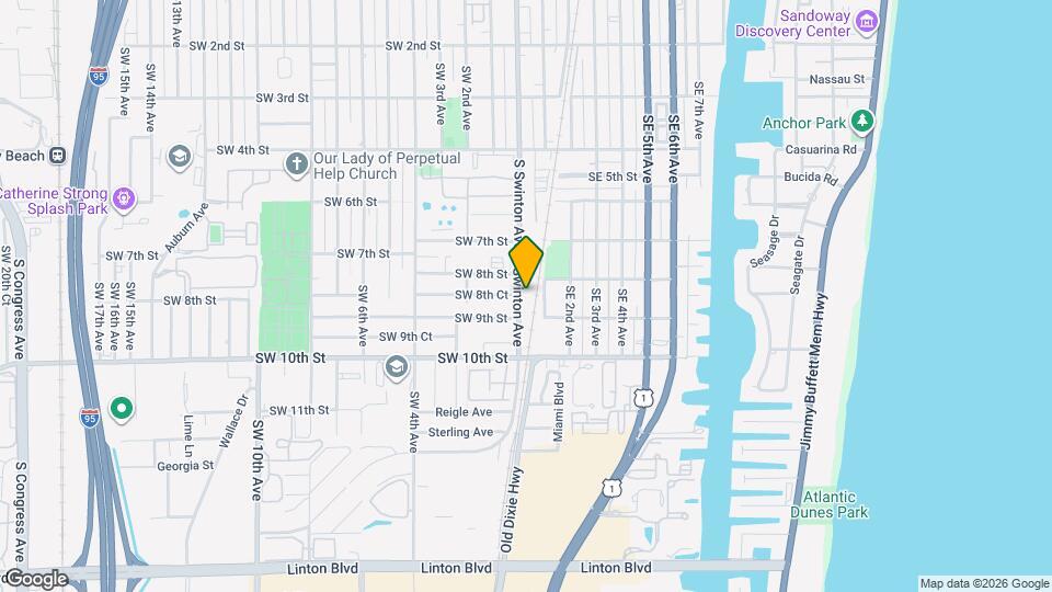 743 S Swinton Ave Mapa y Detalles de la Ubicación