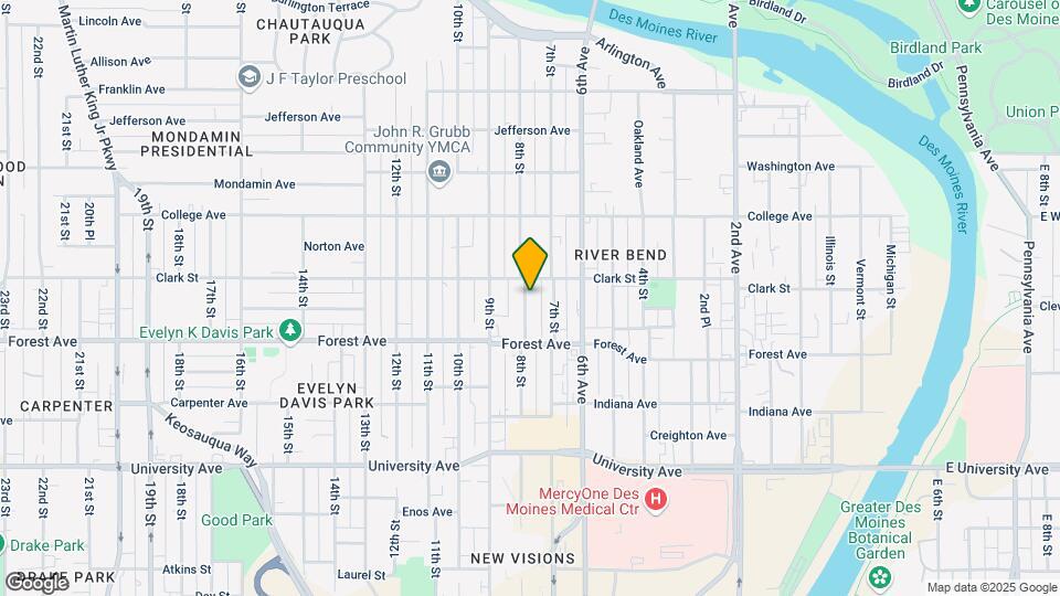 1439 8th St Map and Location Details