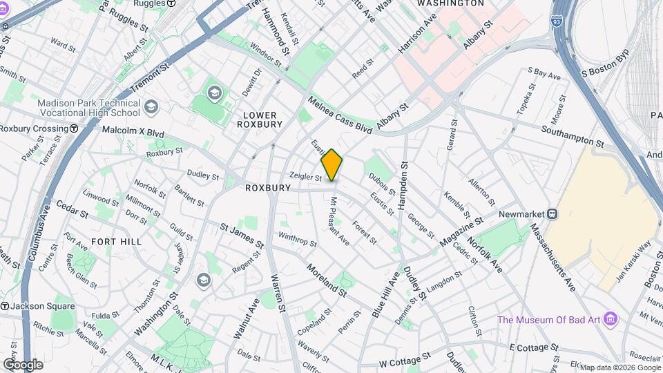 250 Dudley St Map and Location Details