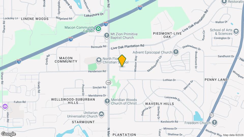 602 Middlebrooks Cir Map and Location Details