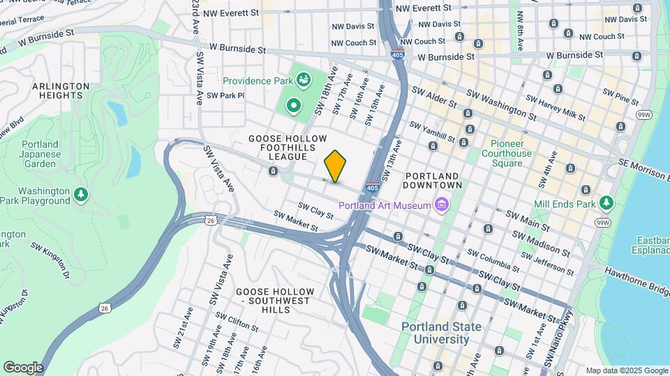 1518 SW Jefferson St Map and Location Details