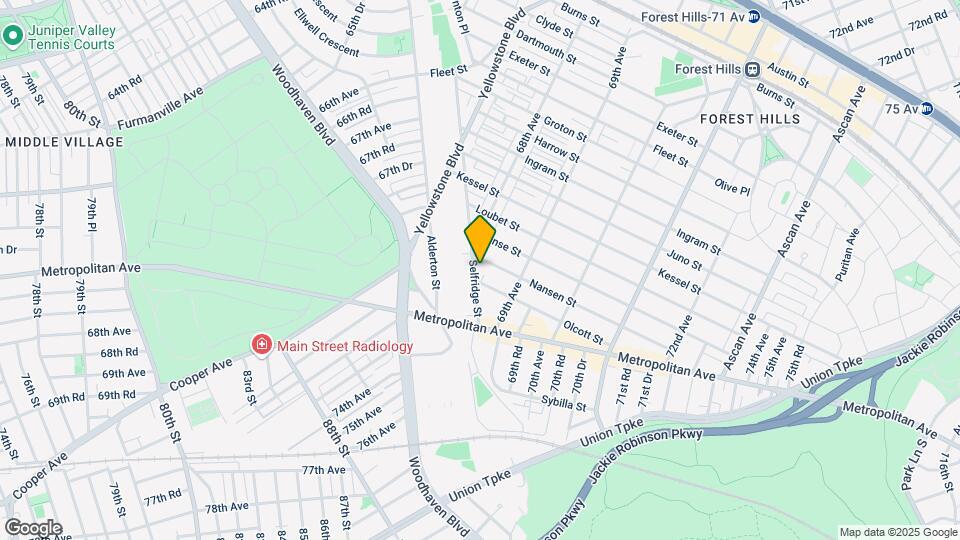 68-15 Selfridge St-Unit -3D Map and Location Details