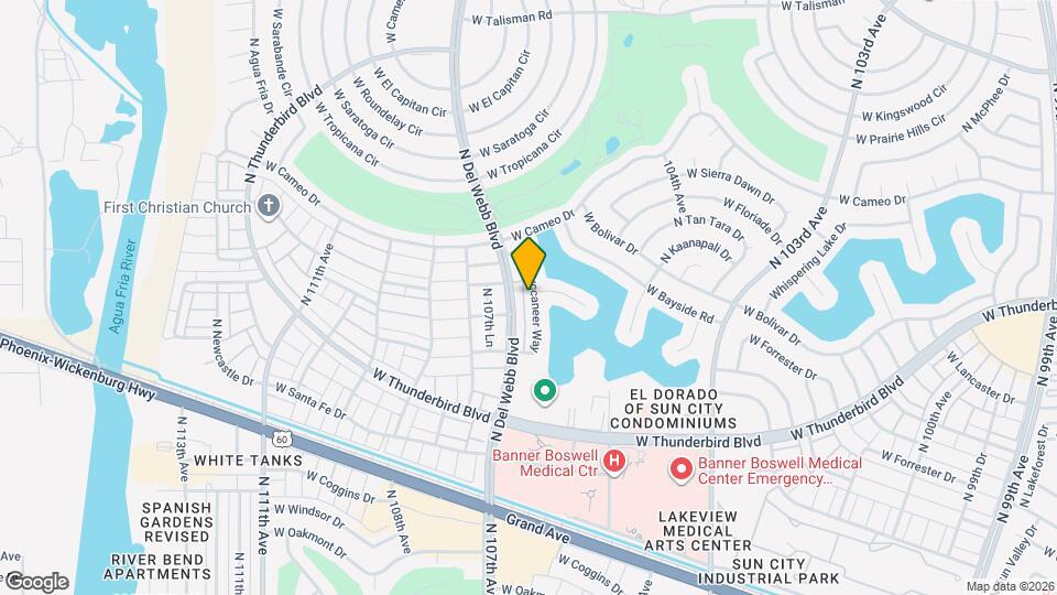 13806 N Buccaneer Way Map and Location Details