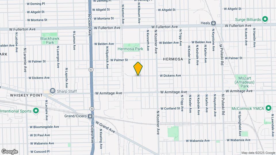 2056 N Kilbourn Ave Mapa y Detalles de la Ubicación