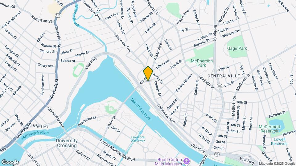 694 Lakeview Ave Map and Location Details