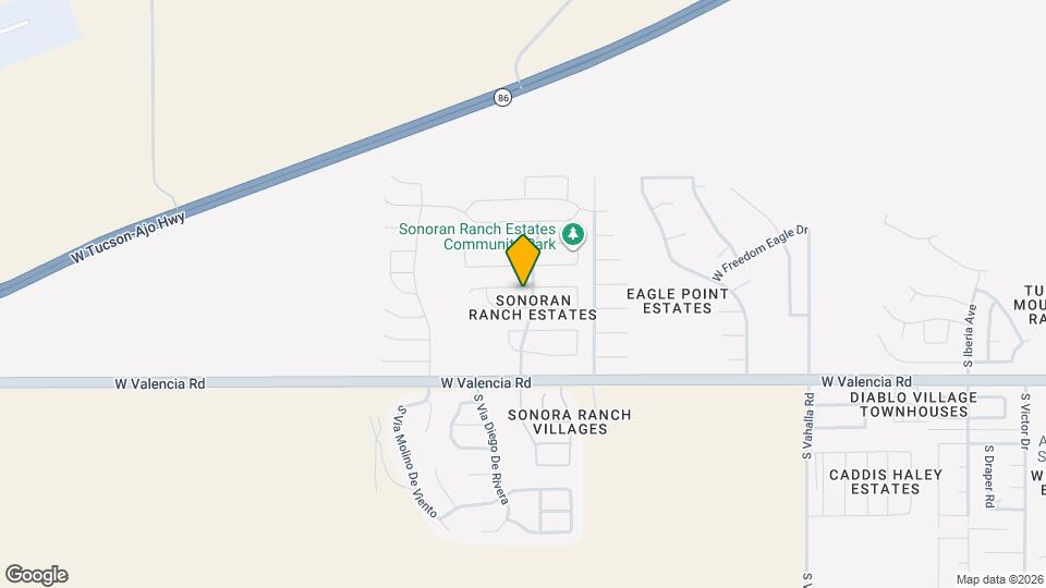8351 W Screech Owl Dr Map and Location Details