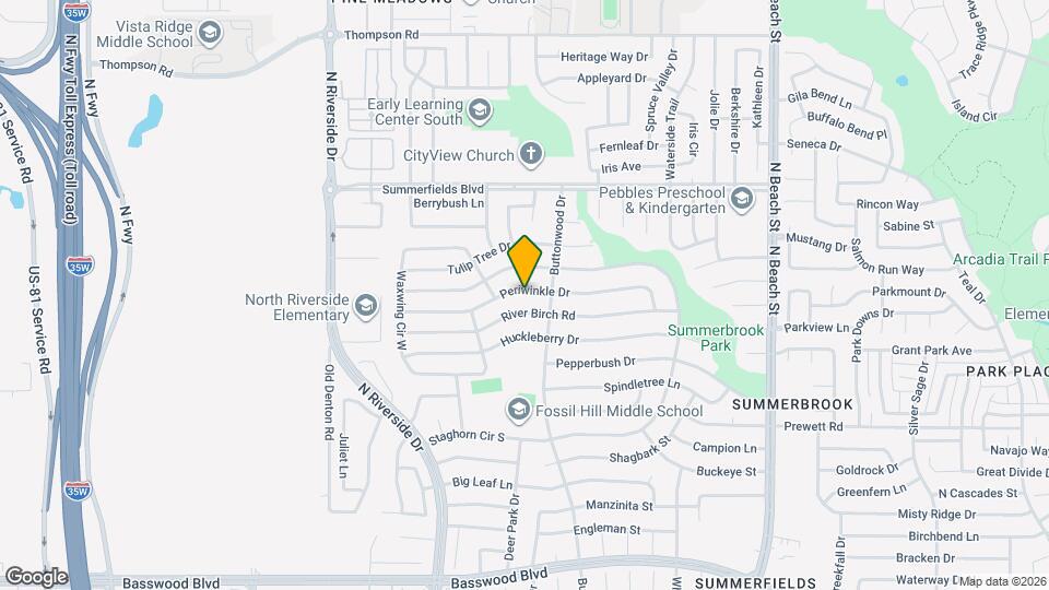 4024 Periwinkle Dr Map and Location Details