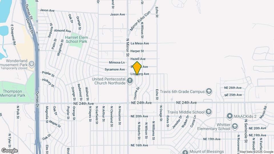 2514 Redondo Dr Map and Location Details