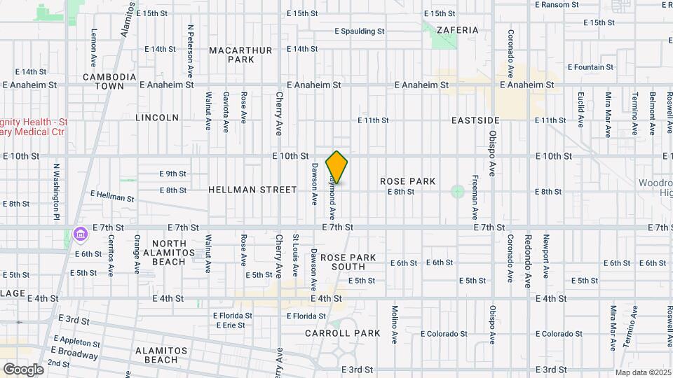 802 Raymond Ave Map and Location Details