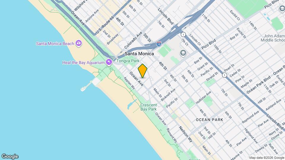 1755 Ocean Ave, Unit 410 Map and Location Details
