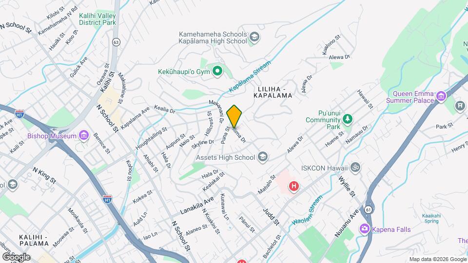 1065 Ilima Dr Mapa y Detalles de la Ubicación