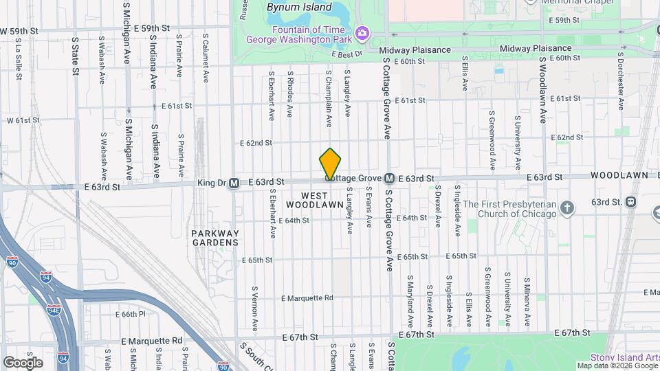 6302 S Champlain Ave Mapa y Detalles de la Ubicación